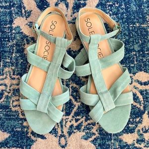 Suede Sandals